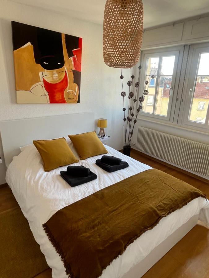Superbe appartement au centre + parking privé Colmar Extérieur photo